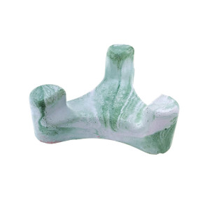 Porte savon "Trident" teinté vert 